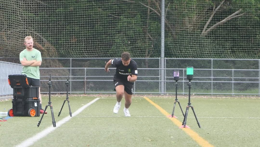 Laser-timed splits